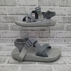 Chaco CushZ Lightweight Adjustable Sandals Gray Comfort Men's Size 9